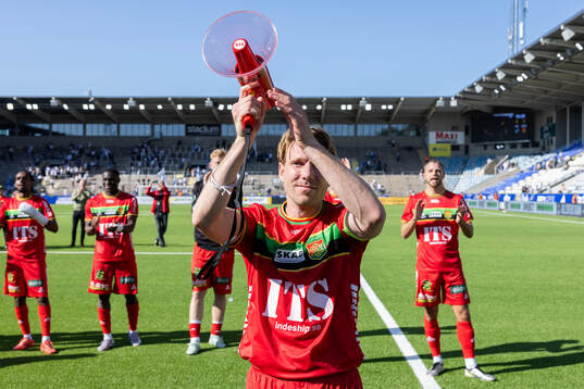 GAIS August Wängberg jublar