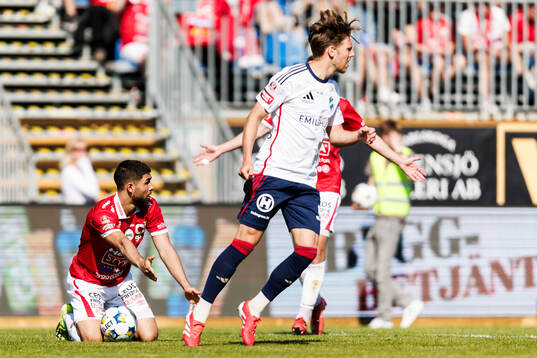 Degerfors Omar Faraj reagerar
