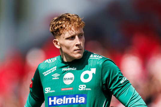Degerfors målvakt Rasmus Forsell