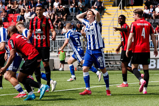 IFK Göteborgs Kolbeinn Thordarson deppar