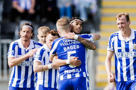 IFK Göteborgs Sebastian Clemmensen jublar