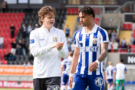 IFK Göteborgs Kolbeinn Thordarson och Sebastian Clemmensen