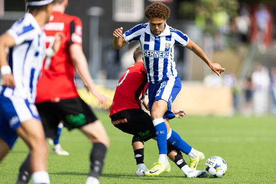 Brommapojkarnas Wilmer Odefalk och IFK Göteborgs Thomas
