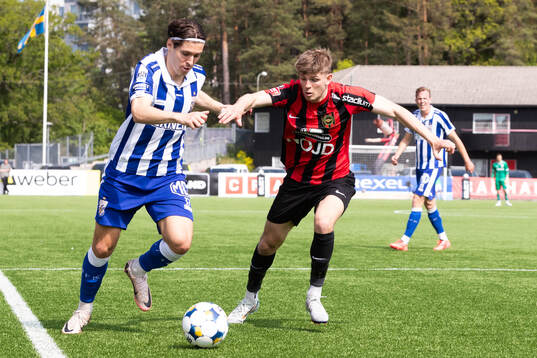 IFK Göteborgs Eman Markovic och Brommapojkarnas Frederik
