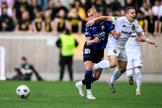 Sirius Jakob Voelkerling Persson och AIKs Dino Besirovic
