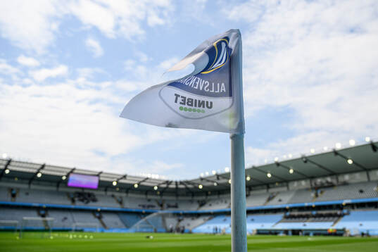 Hörnflagga på Eleda Stadion