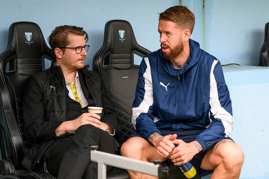 Häckens sportchef Erik Friberg och Malmö FFs Pontus