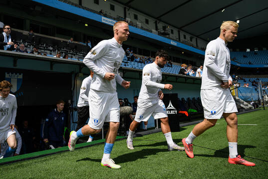 Malmö FFs Daniel Gudjohnsen, Sead Haksabanovic och Otto