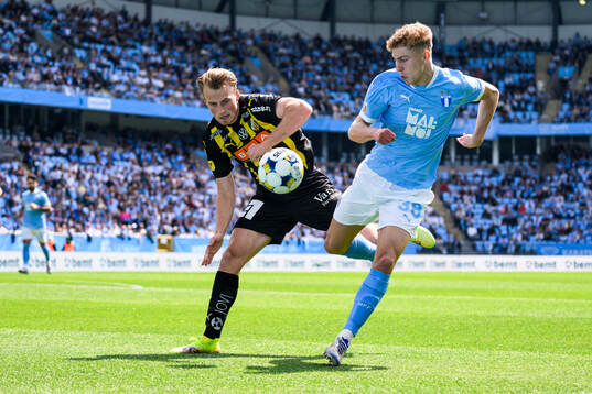 Häckens Sigge Jansson och Malmö FFs Hugo Bolin