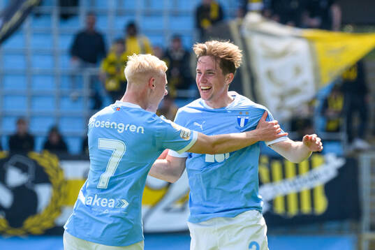Malmö FFs Johan Karlsson jublar