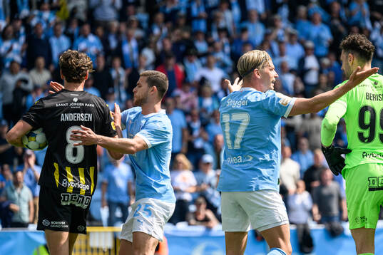 Häckens Silas Andersen, Malmö FFs Gabriel Busanello och