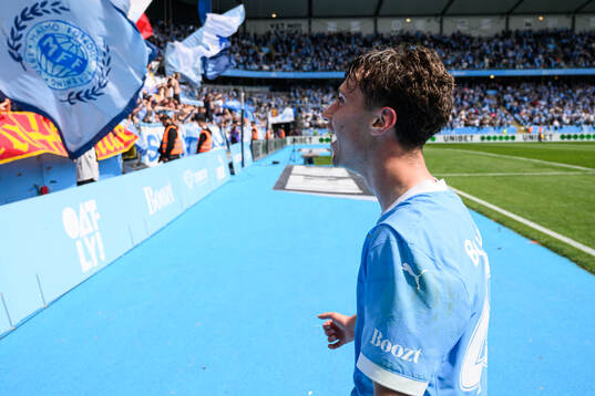 Malmö FFs Kenan Busuladzic jublar