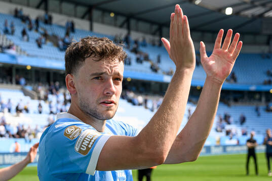 Malmö FFs Colin Rösler jublar