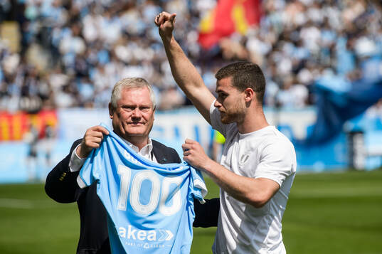 Malmö FFs ordförande Anders Pålsson och Gabriel