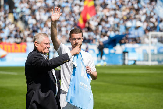 Malmö FFs ordförande Anders Pålsson och Gabriel