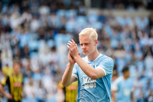 Malmö FFs Otto Rosengren jublar