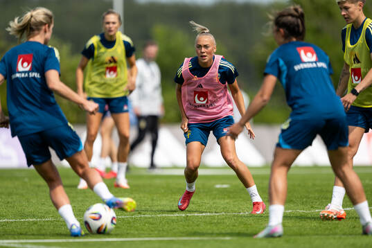 Hanna Bennison of the Swedish women’s national football