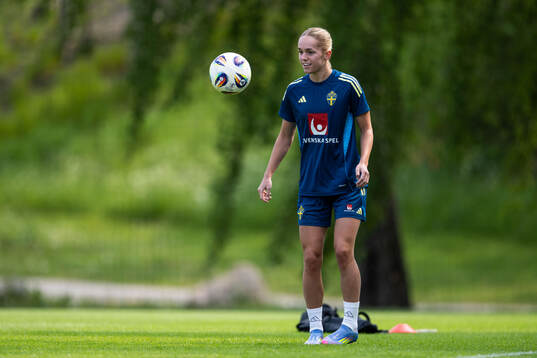Hanna Lundkvist of the Swedish women’s national football