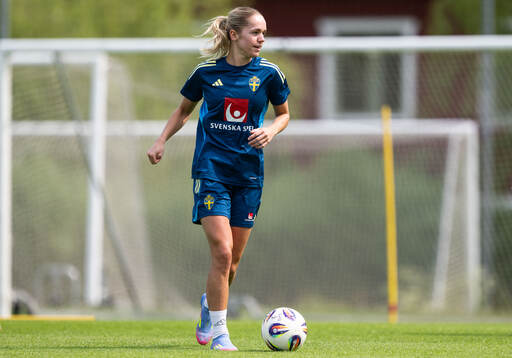 Hanna Lundkvist of the Swedish women’s national football