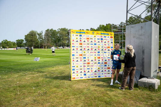 Amanda Nildén of the Swedish women’s national football
