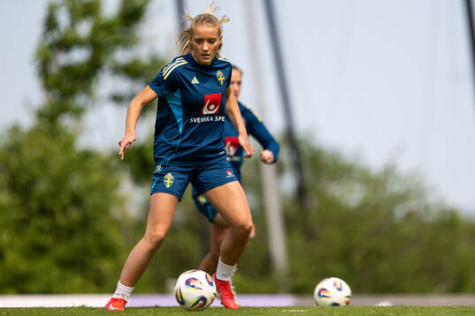 Smilla Holmberg of the Swedish women’s national football