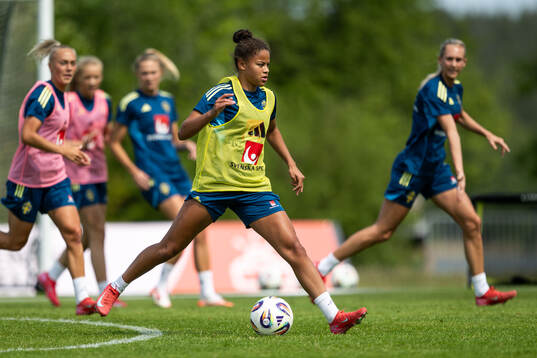 Felicia Schröder of the Swedish women’s national