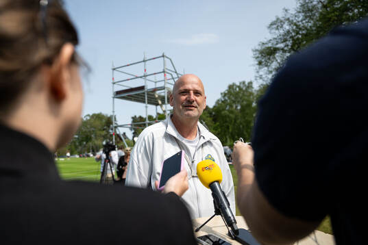 Assistant coach Magnus Wikman of the Swedish women’s