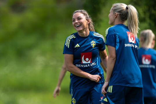 Johanna Rytting Kaneryd and Amanda Nildén of the Swedish