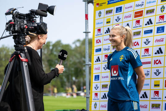 Amanda Nildén of the Swedish women’s national football