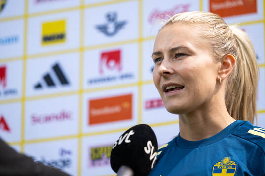 Amanda Nildén of the Swedish women’s national football
