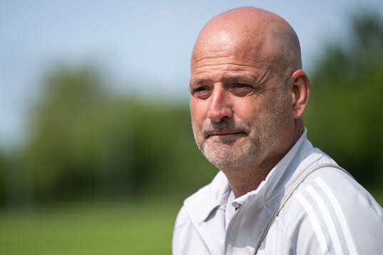 Assistant coach Magnus Wikman of the Swedish women’s