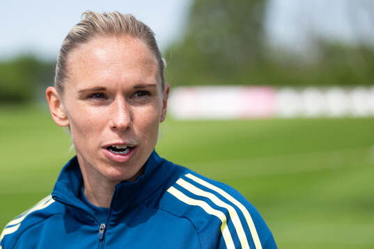 Jonna Andersson of the Swedish women’s national football