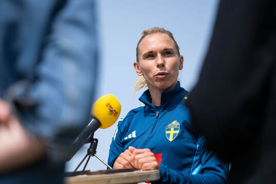 Jonna Andersson of the Swedish women’s national football