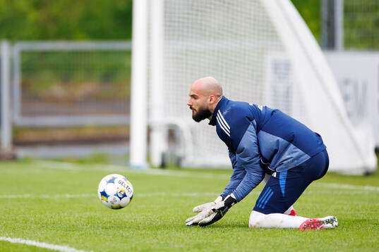 Djurgårdens målvakt Filip Manojlovic