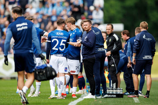 Halmstads tränare Johan Lindholm