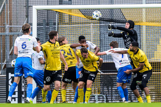 Mjällbys målvakt Noel Törnqvist