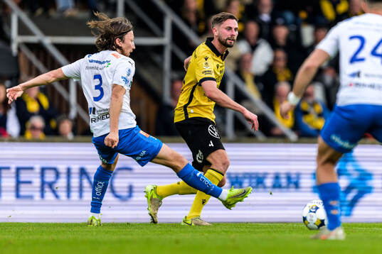 Värnamos Axel Björnström och Mjällbys Axel Norén