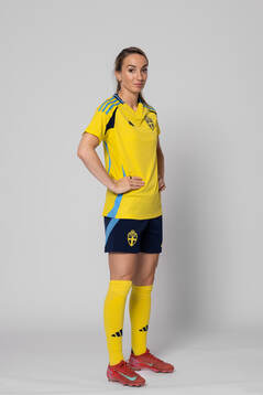 Kosovare Asllani of Sweden poses for a portrait