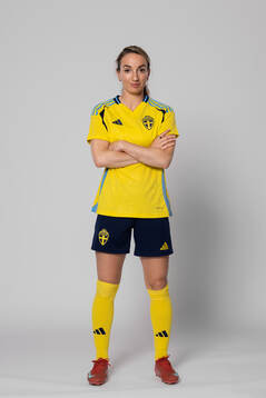 Kosovare Asllani of Sweden poses for a portrait