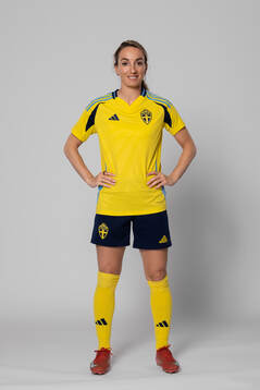 Kosovare Asllani of Sweden poses for a portrait