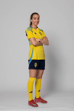 Kosovare Asllani of Sweden poses for a portrait