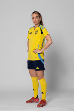 Kosovare Asllani of Sweden poses for a portrait