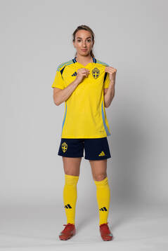 Kosovare Asllani of Sweden poses for a portrait