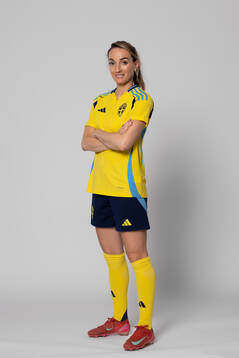 Kosovare Asllani of Sweden poses for a portrait