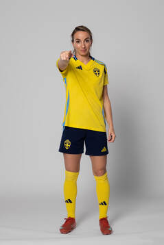 Kosovare Asllani of Sweden poses for a portrait