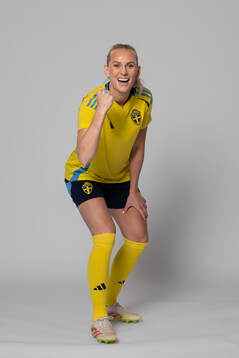 Stina Blackstenius of Sweden poses for a portrait