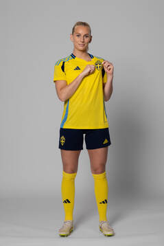 Stina Blackstenius of Sweden poses for a portrait