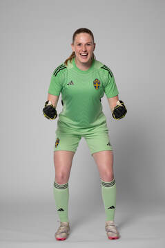 Goalkeeper Tove Enblom of Sweden poses for a portrait