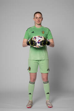Goalkeeper Tove Enblom of Sweden poses for a portrait