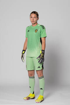 Goalkeeper Jennifer Falk of Sweden poses for a portrait